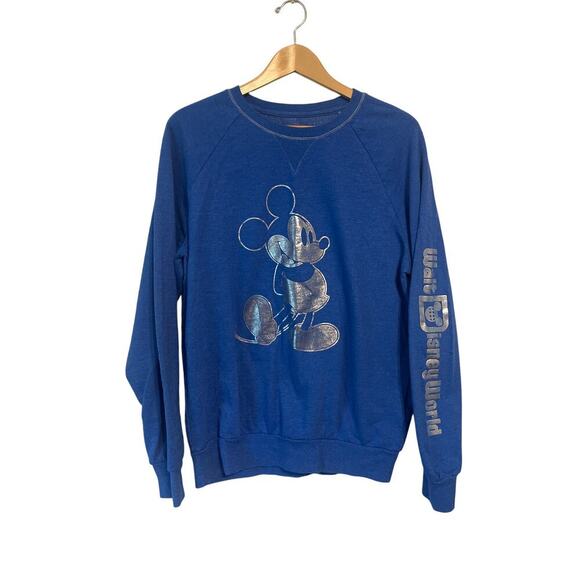 Walt Disney World Tops - Walt Disney World Mickey Mouse Blue Sweatshirt Medium